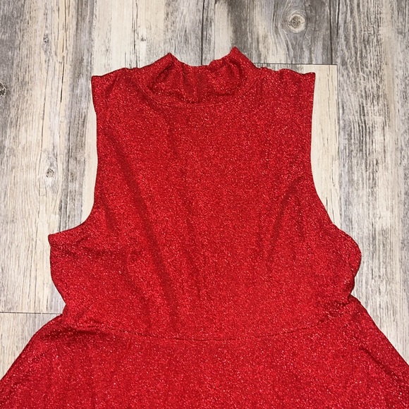 Sparkly Red Party Dress - Picture 2 of 4